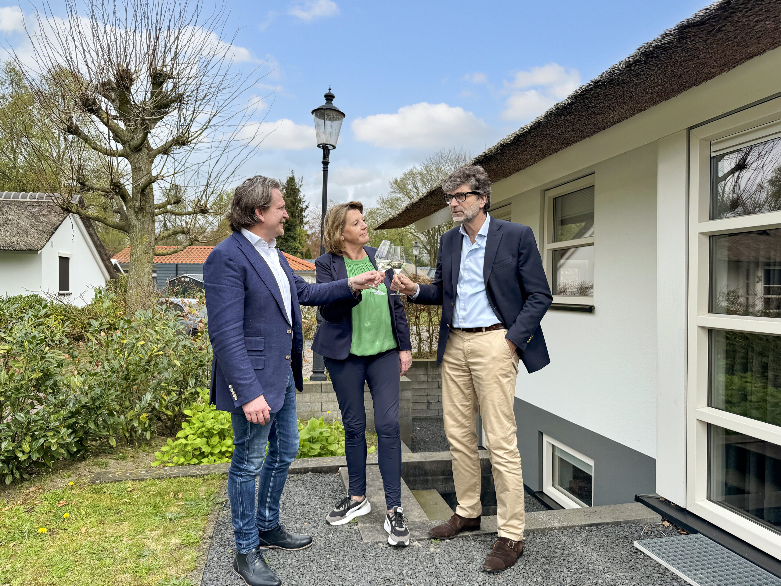 Dax, Nicole en Reynier van Hillen Makelaardij.
